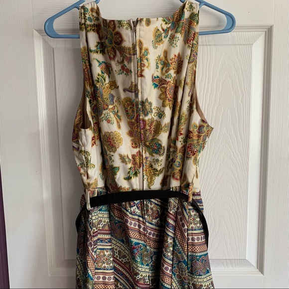 Retrolicious Mixed Pattern Dress - Picture 8 of 10